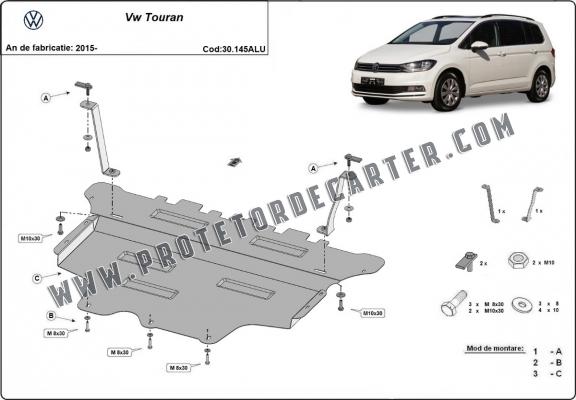 Protetor de Carter de alumínio VW Touran