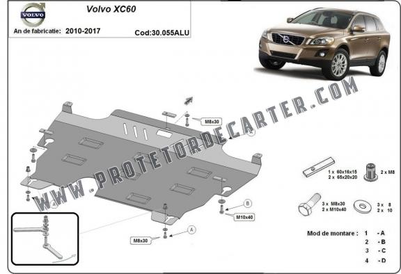 Protetor de Carter de alumínio Volvo XC60