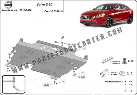 Protetor de Carter de alumínio Volvo S60