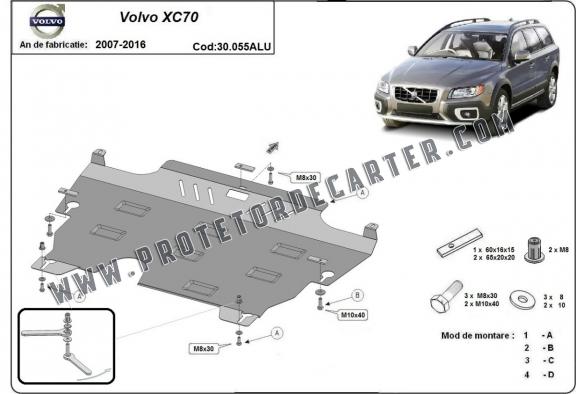 Protetor de Carter de alumínio Volvo XC70