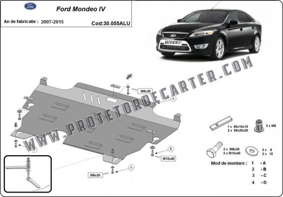 Protetor de Carter de alumínio Ford Mondeo 4