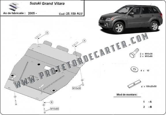Protetor de Carter de alumínio Suzuki Grand Vitara 2