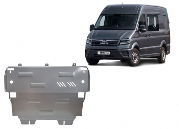 Protetor de Carter de alumínio MAN Tge