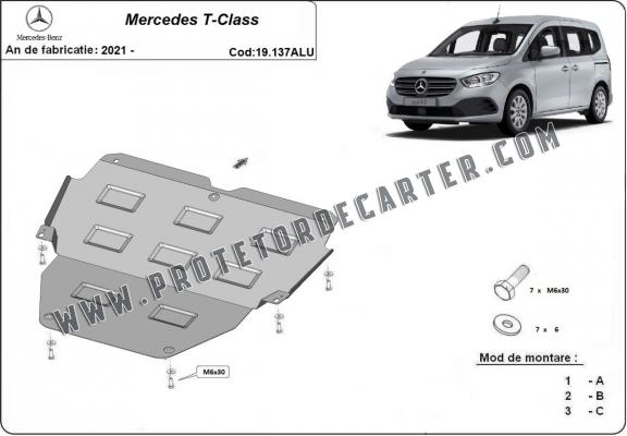 Protetor de Carter de alumínio Mercedes T-Class