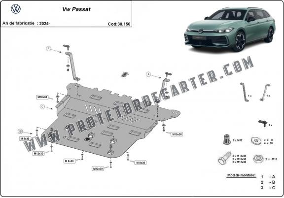 Protetor de Carter de aço VW Passat 