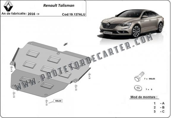 Protetor de Carter de alumínio Renault Talisman