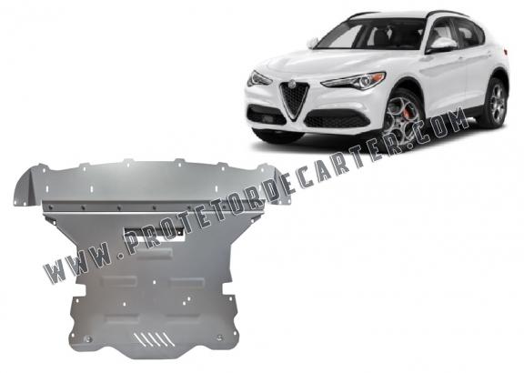 Protetor de Carter de alumínio Alfa Romeo Stelvio