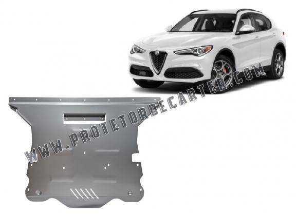 Protetor de Carter de alumínio Alfa Romeo Stelvio