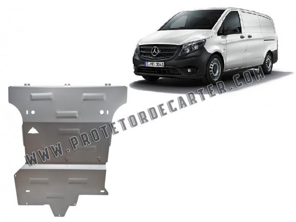 Protetor de Carter de alumínio Mercedes Viano W447