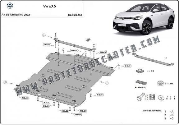 Protetor de Carter de aço Volkswagen ID 5