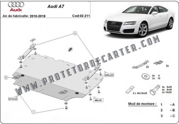 Protetor de Carter de aço Audi A7