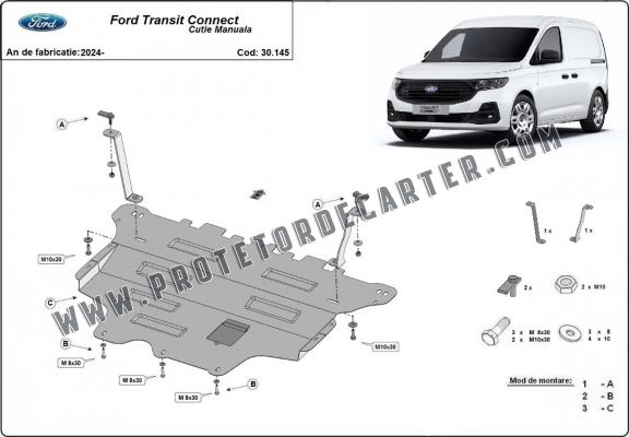 Protetor de Carter de aço Ford Transit Connect