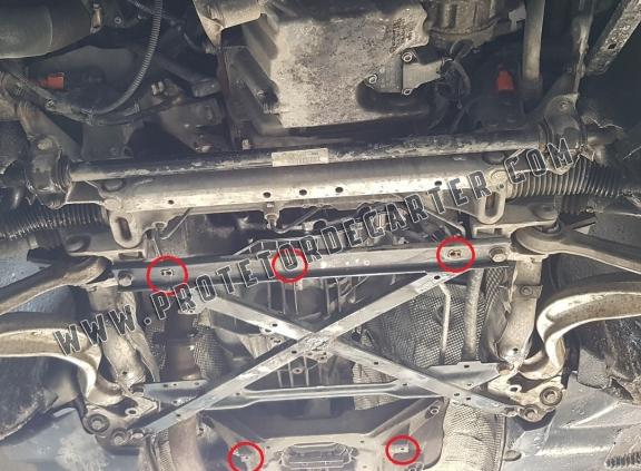  Protetor de caixa de velocidades de aço  Audi A5