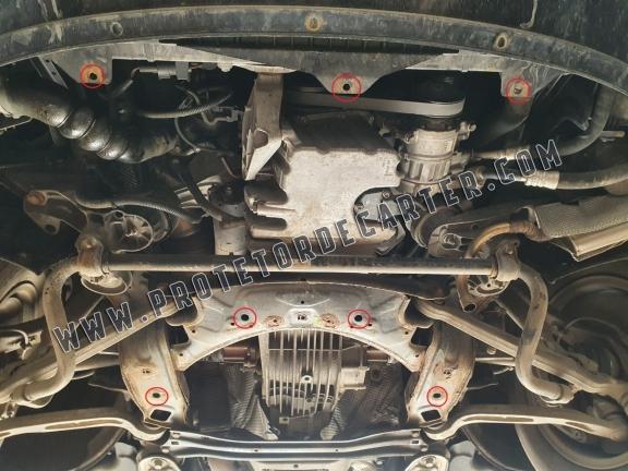 Protetor de Carter de aço Audi A6 Allroad 2 - sans latéraux