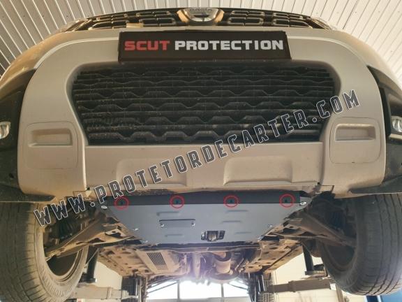 Protetor de aço para o pára-choque dianteiro Dacia Duster