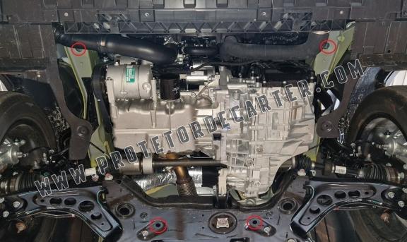 Protetor de Carter de alumínio BAIC Beijing X75
