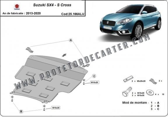 Protetor de Carter de alumínio Suzuki SX4  - S Cross