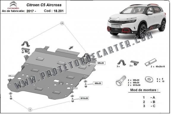 Protetor de Carter de aço Citroen C5 Aircross