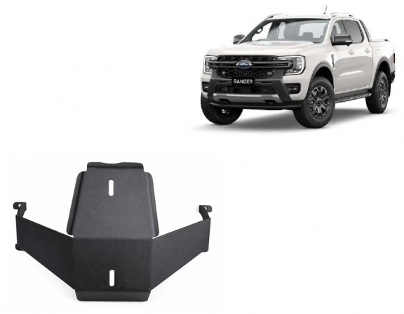  Protetor diferencial de aço  Ford Ranger