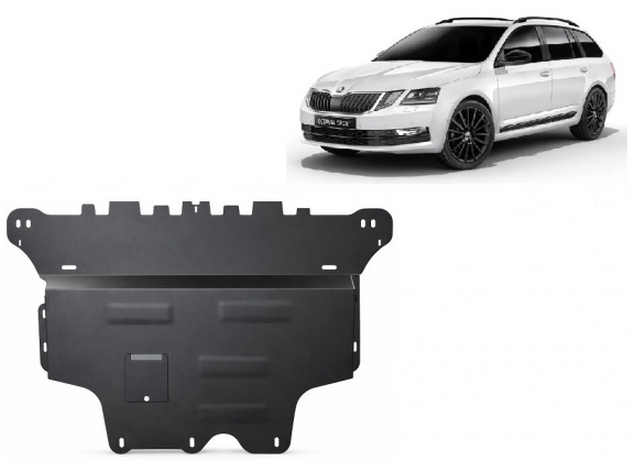Protetor de Carter de aço Skoda Octavia 3 - automatic gearbox