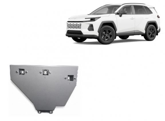 Protetor diferencial de alumínio Toyota Rav4