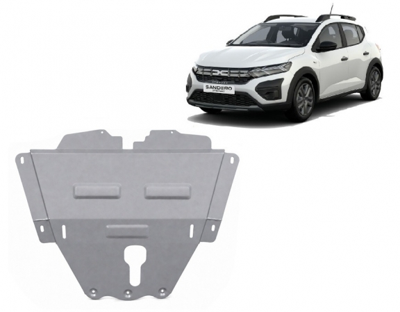 Protetor de Carter de alumínio Dacia Sandero Stepway