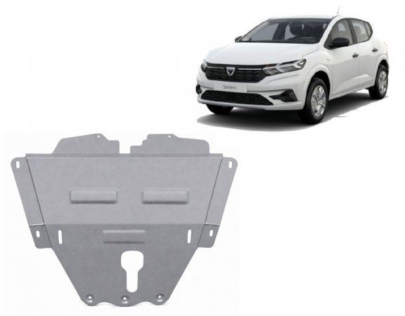 Protetor de Carter de alumínio Dacia Sandero