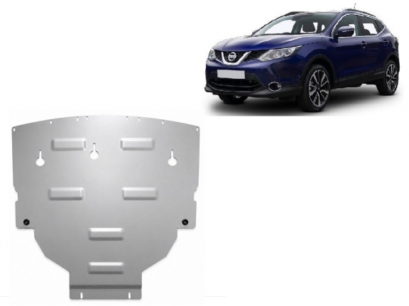 Protetor de Carter de Alumínio Nissan Qashqai J11