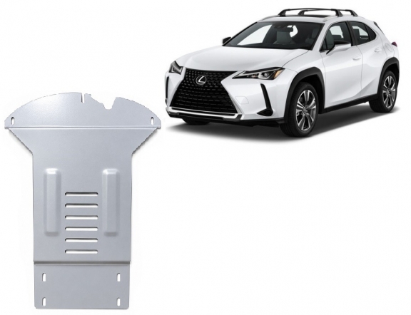 Protetor / bloqueio do catalisador de alumínio para Lexus UX