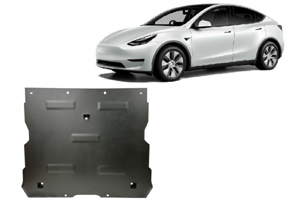 Blindagem frontal do motor elétrico para Tesla Model Y AWD