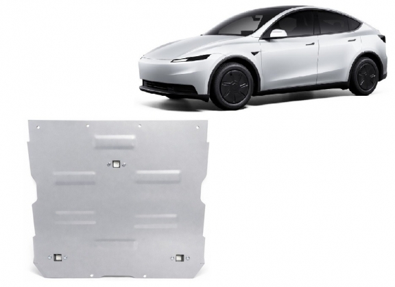 Proteção frontal do motor elétrico em alumínio para Tesla model Y