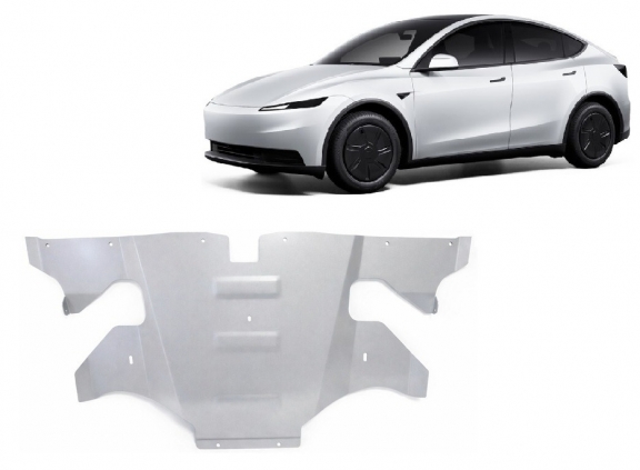 Proteção traseira em alumínio do motor elétrico – Tesla Model Y