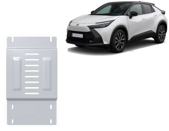 Protetor / bloqueio do catalisador de alumínio para Toyota C-HR