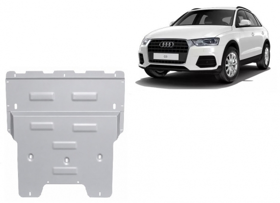Protetor de Carter de alumínio Audi Q3