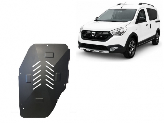 Protetor de aço para o tanque de combustível Dacia Dokker Stepway
