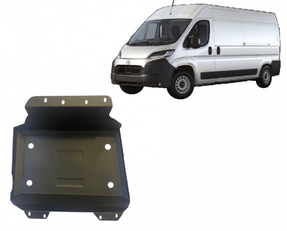 Protetor de aço para o tanque de combustível Toyota Proace Max