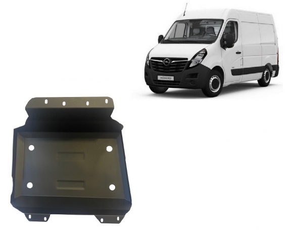 Protetor de aço para o tanque de combustível Opel Movano C 