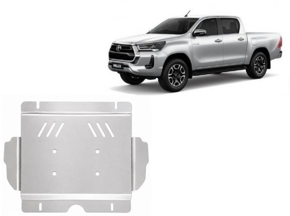 Protetor de Carter de alumínio Toyota Hilux Invincible