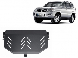 Protetor de aço para o tanque de combustível Toyota Land Cruiser J120 - apenas para o modelo de 3 portas 