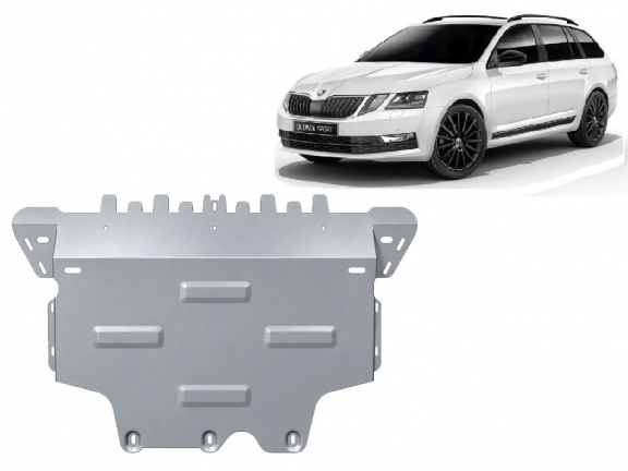 Protetor de Carter de alumínio Skoda Octavia 3