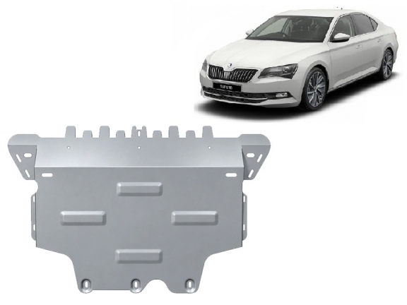 Protetor de Carter de alumínio Skoda Superb III