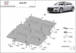Protetor de Carter de aço Audi A6
