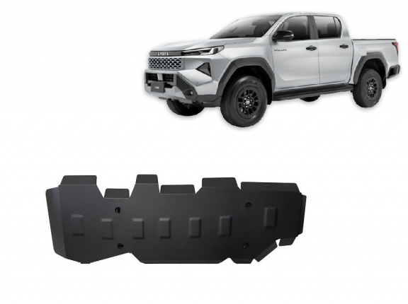 Protetor de aço para o tanque de combustível Toyota Hilux