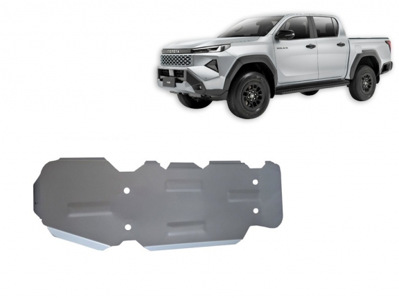 Protetor para o tanque de combustível de alumínio Toyota Hilux Revo