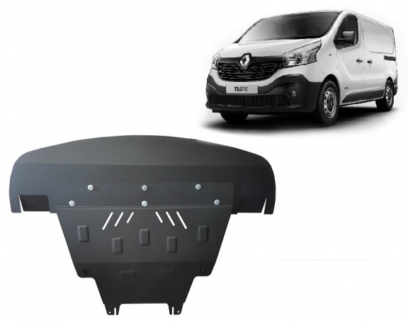 Protetor de Carter de aço Renault Trafic 3 