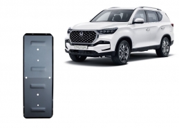 Protetor de aço para o tanque de combustível Ssangyong Rexton