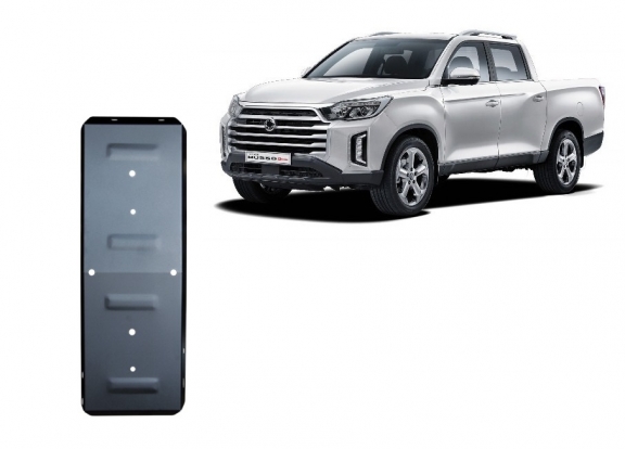 Protetor de aço para o tanque de combustível Ssangyong Musso Grand