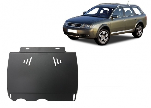  Protetor de caixa de velocidades manual de aço  Audi Allroad A6