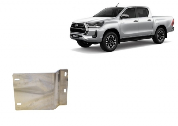 Protetor de alumínio para sensores DPF Toyota Hilux
