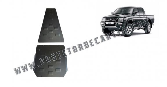 Protetor de aço para caixa de velocidades e diferencial Mitsubishi L 200